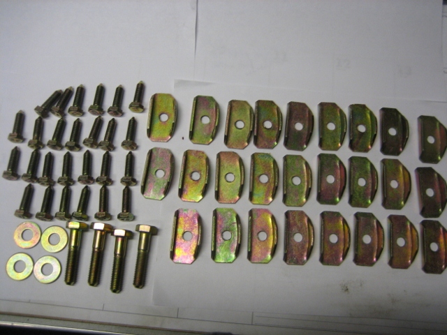 113 798 001 LOT FLOOR PAN HARDWARE